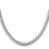 14k Solid White Gold Miami Cuban Link 22