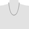 14k Solid White Gold Miami Cuban Link 22