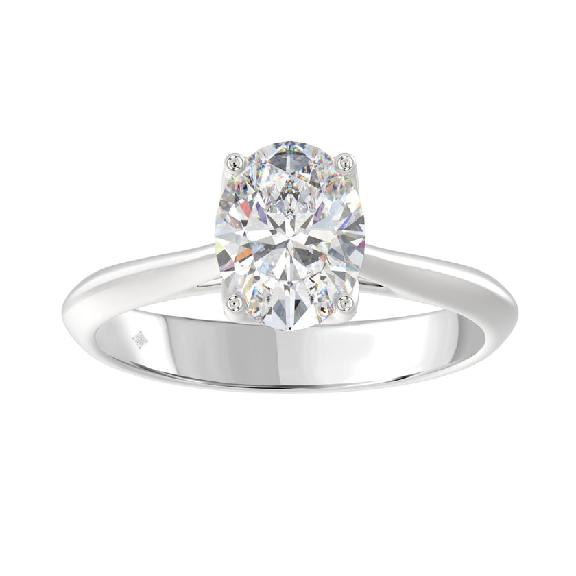 2 Carat Tulip Solitaire Ring