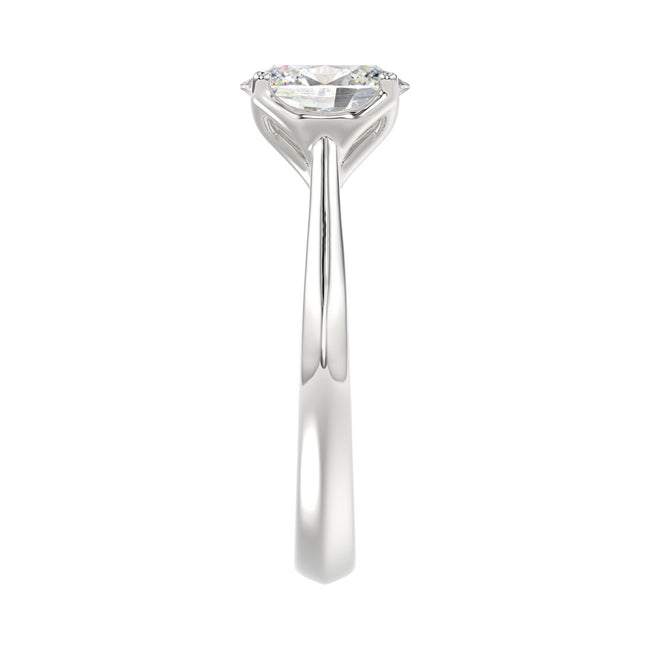 2 Carat Tulip Solitaire Ring