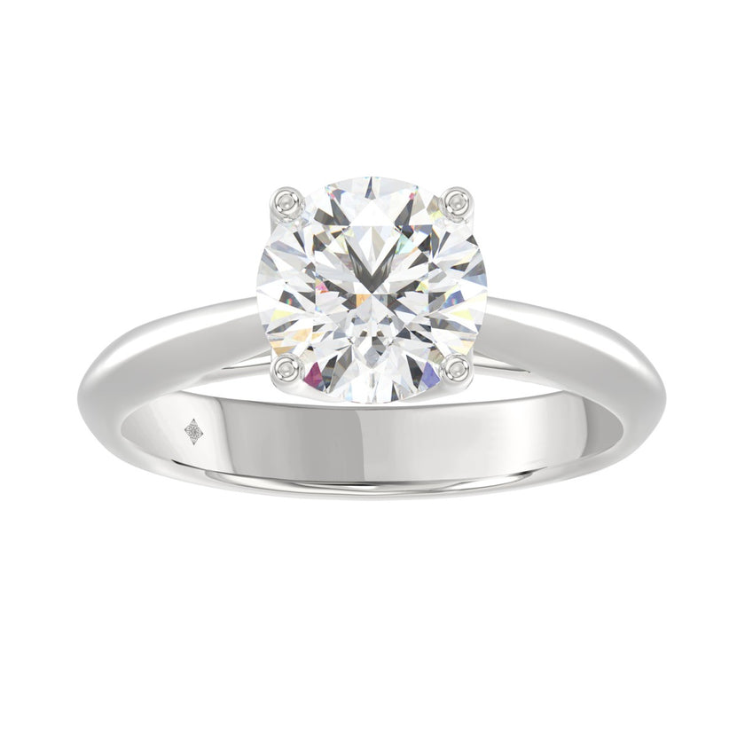 2 Carat Tulip Solitaire Ring