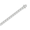 14K WHITE GOLD 3CT ROUND DIAMOND LADIES BRACELET