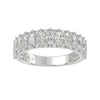 Exquisite Marquise Lab Diamond Band 1.50ct in 14K White Gold