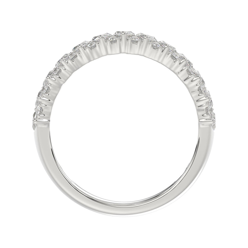 Exquisite Marquise Lab Diamond Band 1.50ct in 14K White Gold