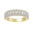 Shimmering Marquise Lab Diamond Band 1.50ct in 14K Yellow Gold