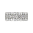 Scintillating Lab Diamond Band 2.50ct in 14K White Gold