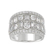 Big & Bold 5.0ct Lab Diamond Band  in 14K White Gold