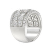 Big & Bold 5.0ct Lab Diamond Band  in 14K White Gold