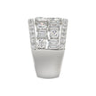 Big & Bold 5.0ct Lab Diamond Band  in 14K White Gold