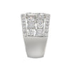 Big & Bold 5.0ct Lab Diamond Band  in 14K White Gold