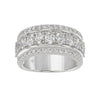 Exceptional Lab Diamond Band 2.25ct in 14K White Gold