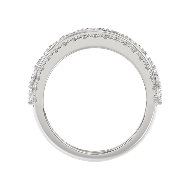 Exceptional Lab Diamond Band 2.25ct in 14K White Gold