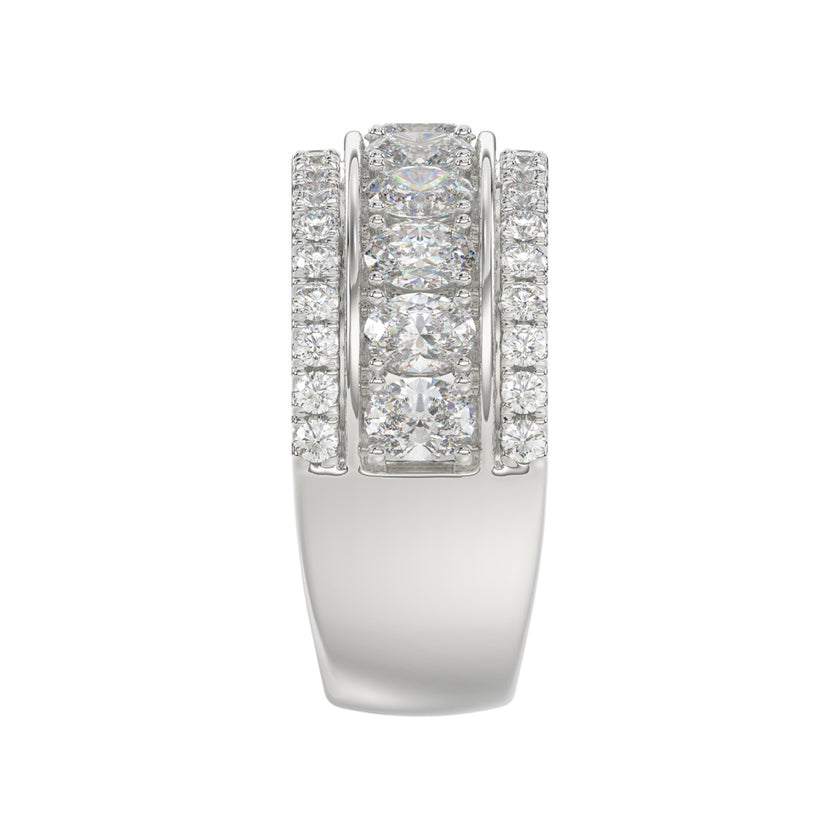 Exceptional Lab Diamond Band 2.25ct in 14K White Gold