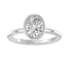 2 Carat Bezel Set Solitaire Diamond Ring