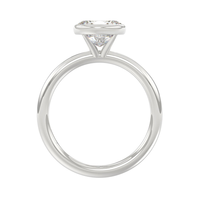 2 Carat Bezel Set Solitaire Diamond Ring