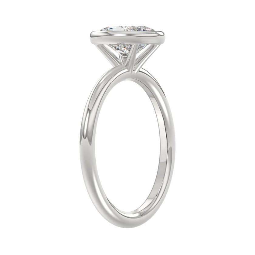 2 Carat Bezel Set Solitaire Diamond Ring