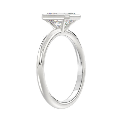 2 Carat Bezel Set Solitaire Diamond Ring