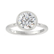 3 Carat Bezel Set Engagement Ring