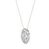 2 Carat Marquise Bezel Set Diamond Necklace