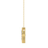 2 Carat Marquise Bezel Set Diamond Necklace
