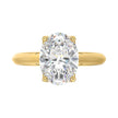 Tulip 4.00 Carat Oval Diamond Engagement Ring