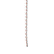 Radiant and Refined 15-Carat Pink & White Lab Diamond Necklace (F Color, VS2) in 14K White Gold
