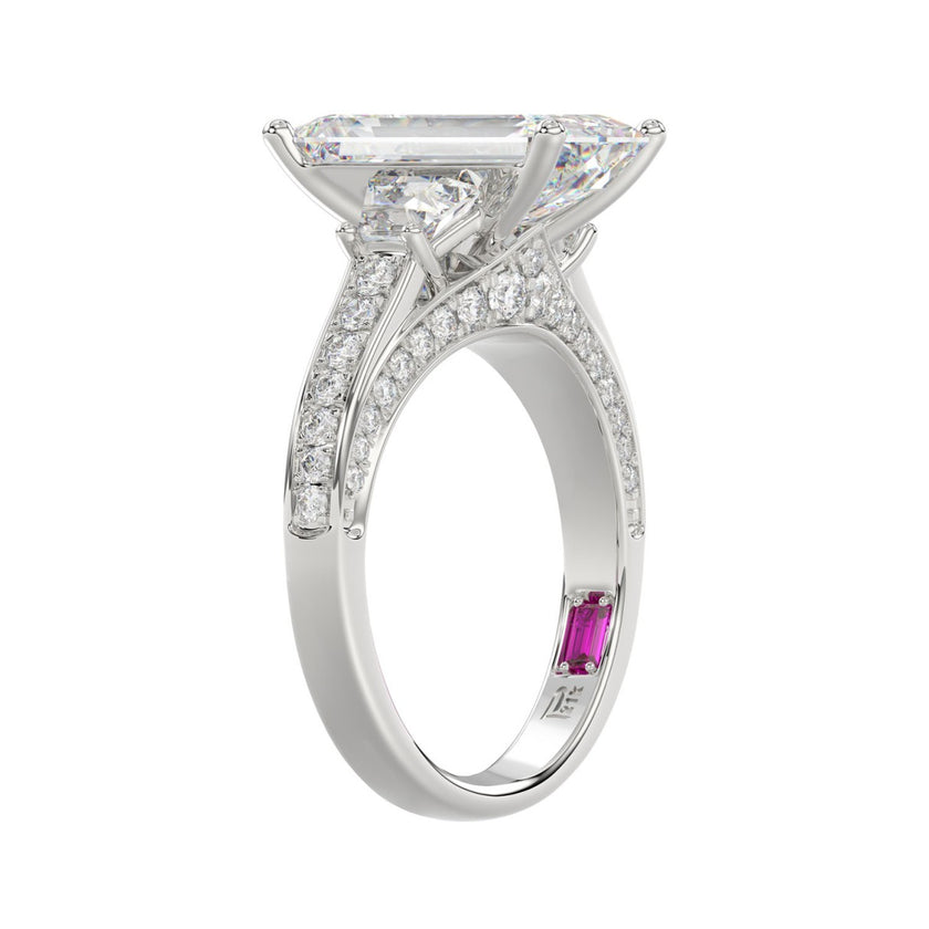 4 Carat Platinum Diamond Ring