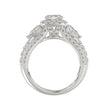 Platinum 3.50ctw Engagement Ring