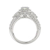 Platinum 3.50ctw Engagement Ring