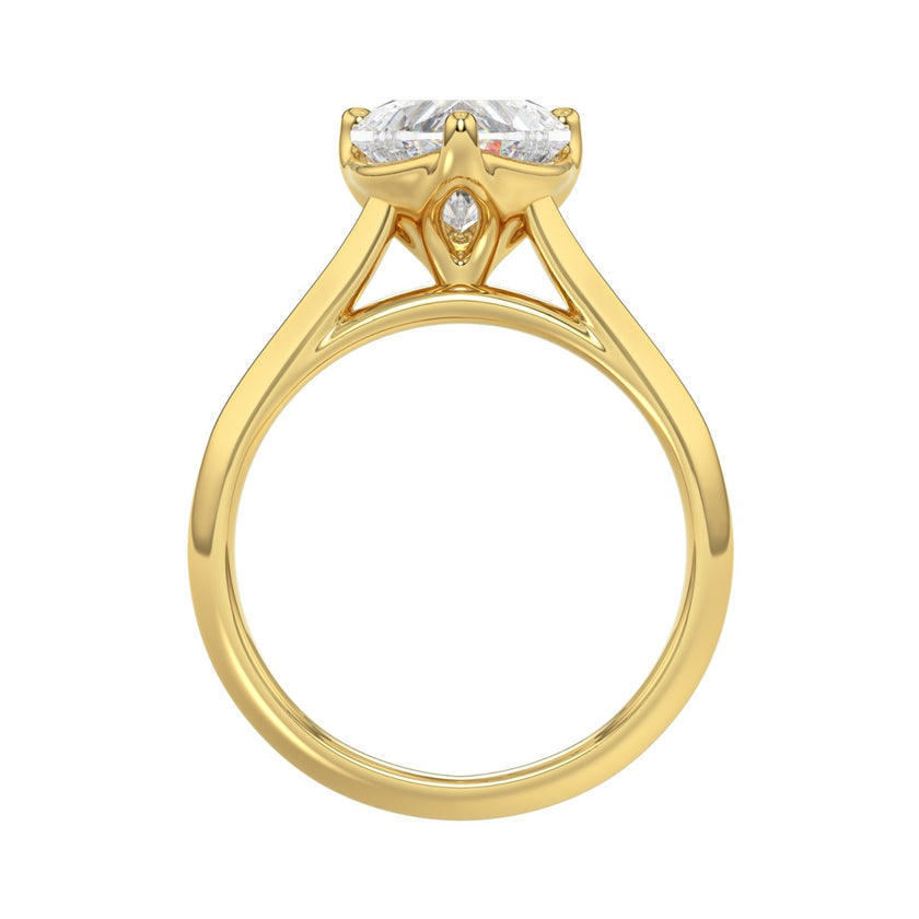 2.00CT Diamond Heart Solitaire Ring