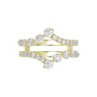 Unique 1.00 Carat Diamond Ring Wrap IGI Certified