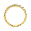 14K YELLOW GOLD 3/4CT ROUND DIAMOND LADIES BAND