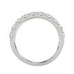 14K WHITE GOLD 1.00CT ROUND DIAMOND LADIES BAND