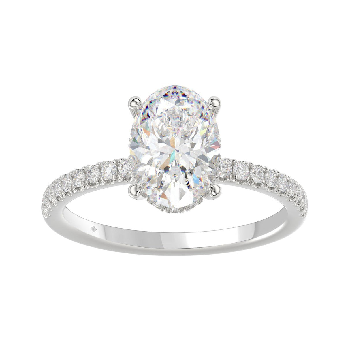 2 Carat Oval Diamond Engagement