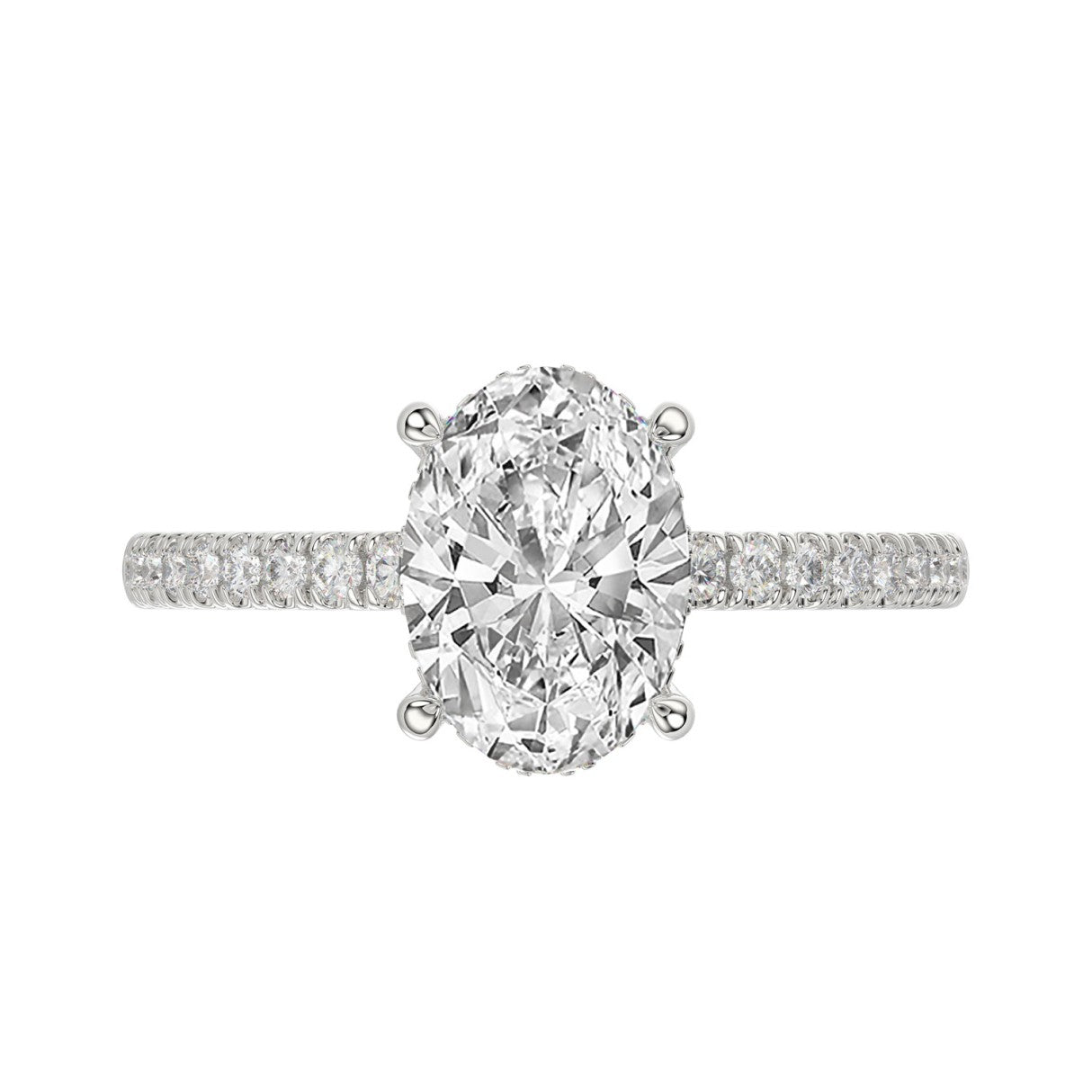 2 Carat Oval Diamond Engagement