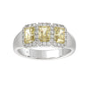 Elegant & Refined Lab Diamond Band in 14K White Gold