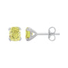 Spectacular Yellow Lab Diamond Stud Earrings 2.0ctw in 14K Gold