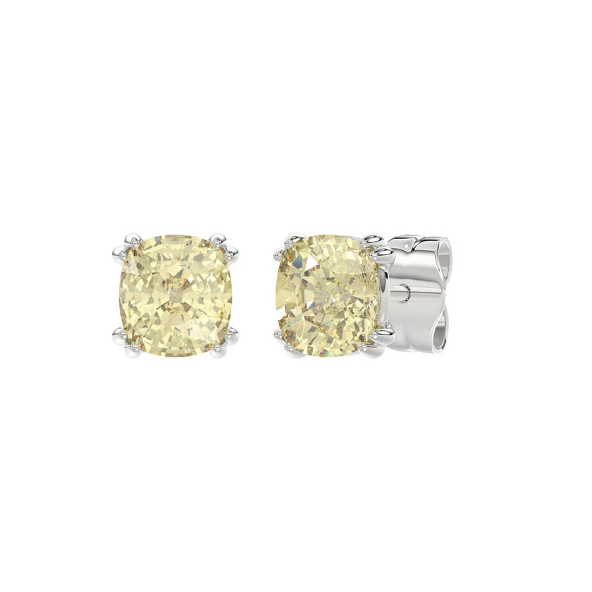 Spectacular Yellow Lab Diamond Stud Earrings 2.0ctw in 14K Gold