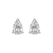 Captivating 2 Carat Pear Shape Diamond Studs in 14K Gold