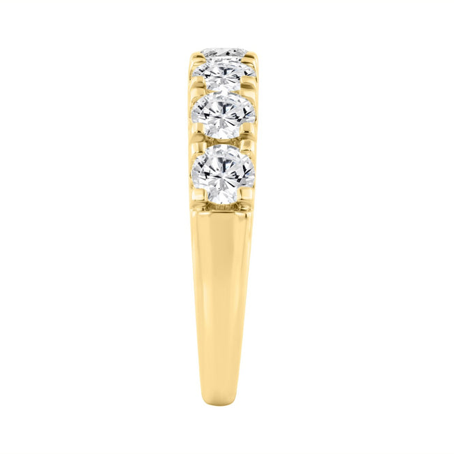14k Yellow Gold 2.00 Carat Diamond Band