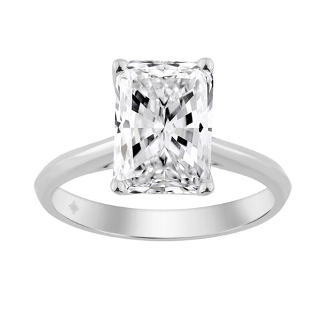 3 Carat Tulip Radiant Cut Engagement Ring
