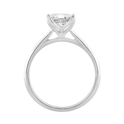 3 Carat Tulip Radiant Cut Engagement Ring