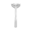 3 Carat Tulip Radiant Cut Engagement Ring