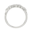 1 1/2 CTW Mixed Shape Multi-Row Lab Diamond Bypass Ring in 14K White Gold (Round, Marquise, Pear, Emerald & Oval)