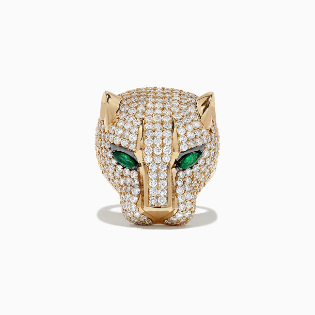 Bold and Dangerous Limited Edition Pave Diamond EFFY Ring in 14K