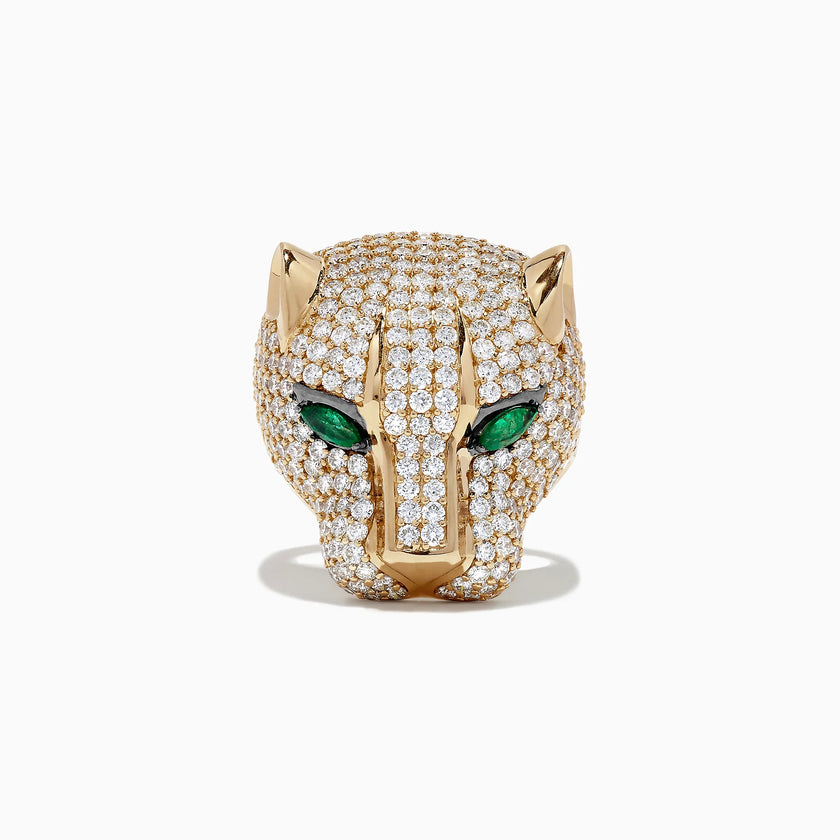 Bold and Dangerous Limited Edition Pave Diamond EFFY Ring in 14K