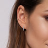 Gabriel & Co. 13mm Diamond Huggie Earrings .50ctw in 14K White Gold
