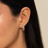 Gabriel & Co. Bujukan Huggie Diamond Hoop Earrings in 14K Yellow Gold