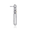 Gabriel & Co. Bujukan Fashion Drop Paper Clip Earrings in 14K and Sterling Silver