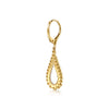 Gabriel & Co. Double Row Diamond Tear Drop Earrings in 14K Gold